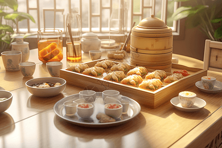 中国传统茶馆图片