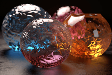 玻璃茶壶精美玻璃状的艺术设计图片