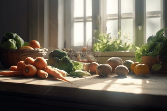 厨房的蔬菜图片
