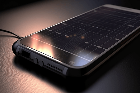 太阳能充电手机图片