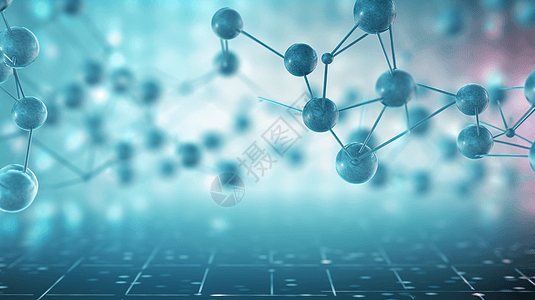 分子结构图背景图片