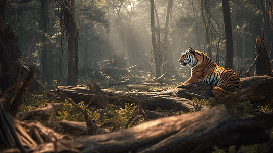 孟加拉老虎图片