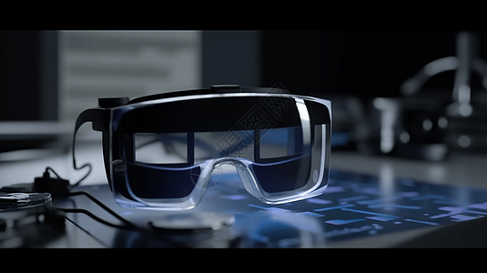 虚拟屏幕投影到VR眼镜上图片