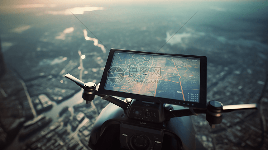 GPS的无人机屏幕图片