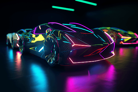 未来光线汽车图片