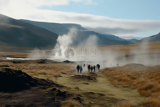 地热田地貌图片