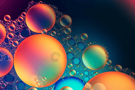 气泡纹理抽象艺术图片