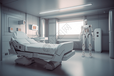 医疗机器人背景图片