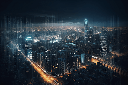 人工智能的城市图片