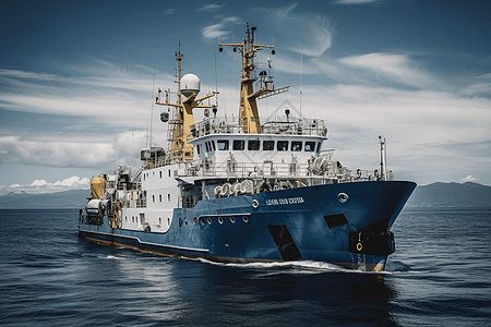 海洋探索收集信息船只图片