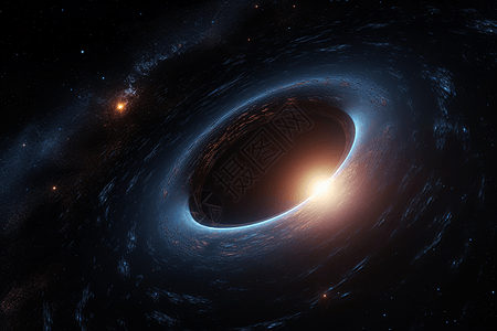 星空漩涡漩涡黑洞的特写设计图片