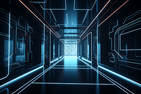 未来虚拟走廊图片