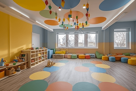 幼儿园玩具室高清图片