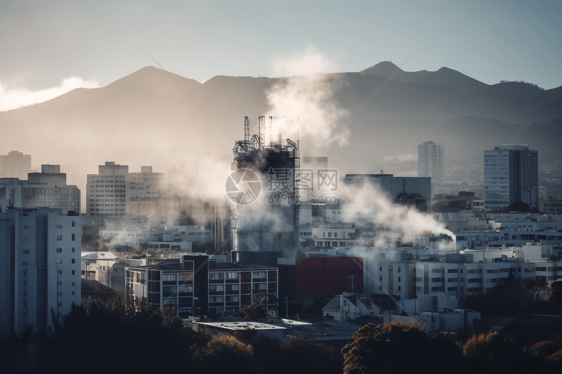 城市中的工厂图片