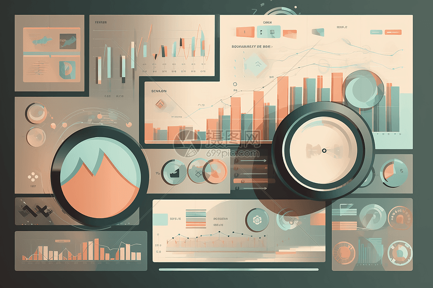 数字营销分析仪表板图片