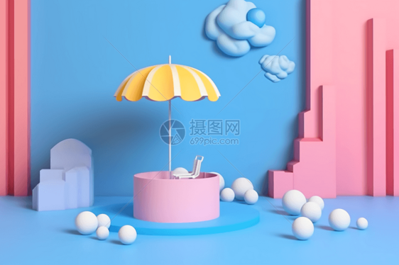 卡通3d背景图片