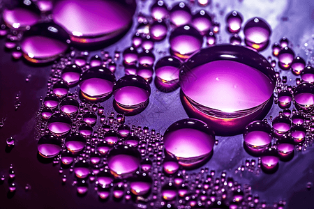 油滴紫色色调渲染图图片