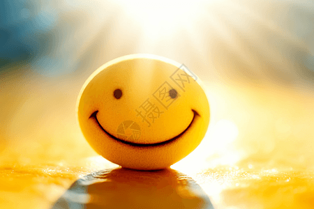 微笑的表情阳光与微笑背景