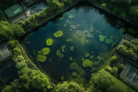 地热水产养殖图图片