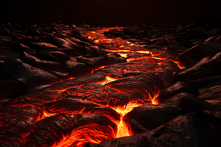 火热的熔岩图片