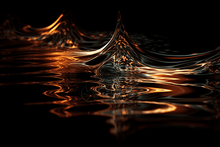 光反射的流体图片