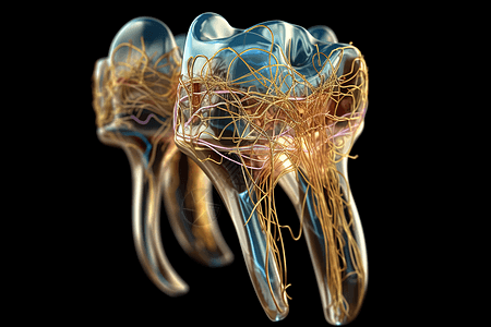 牙齿的神经图片