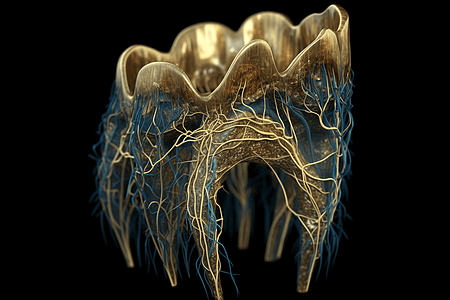 牙根结构图片