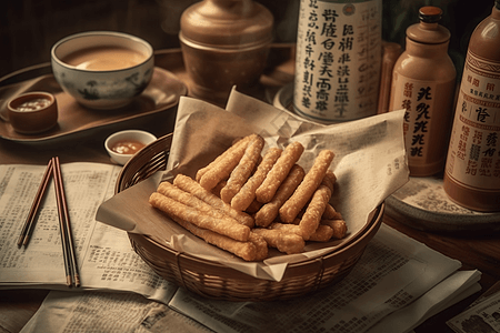传统中式早餐图片