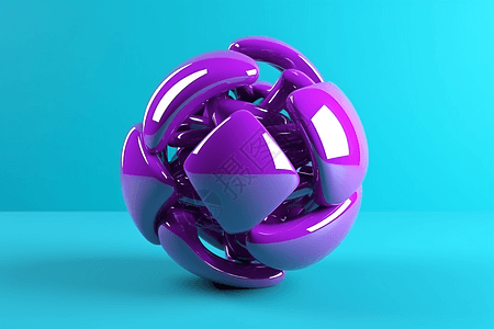 抽象球体3d渲染图片