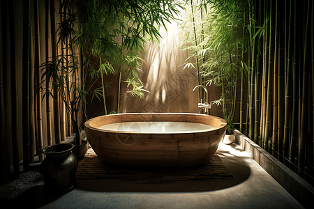 日式浴缸图片图片