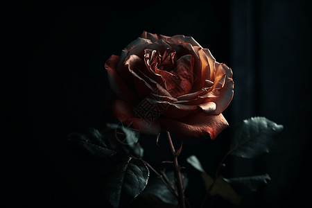 一朵美丽的玫瑰花图片