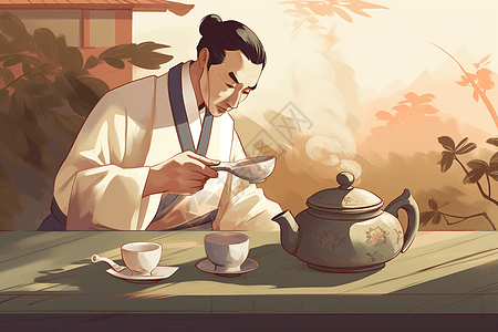 茶壶与中国茶大师图片