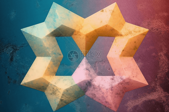 多角形的合成星星图片