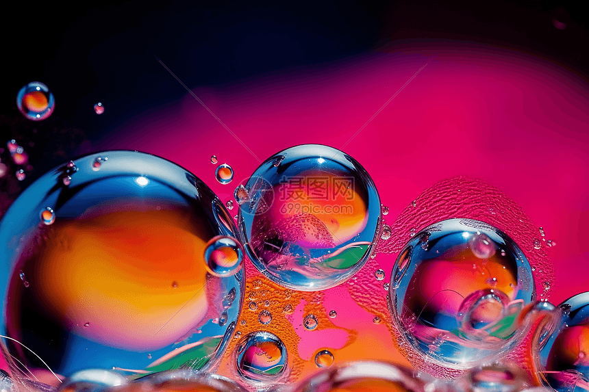 水泡泡的高清图片