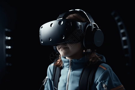 VR眼睛学习的人图片