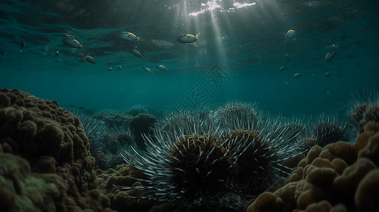 潜水照片海底的风景设计图片