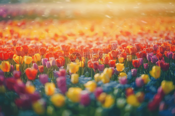 郁金香花田图片