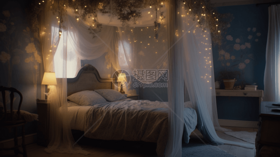 童话风格的卧室图片
