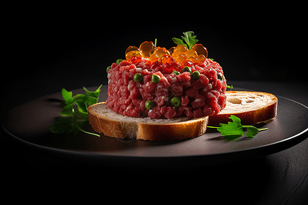 鞑靼牛肉餐饮鞑靼高清图片