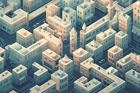 建筑物的城市背景图片