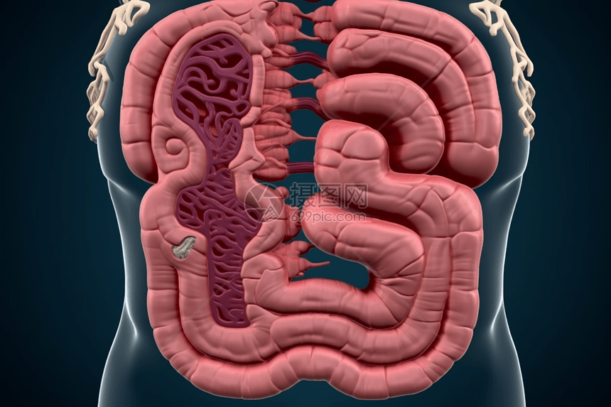 人体内脏与肠图片