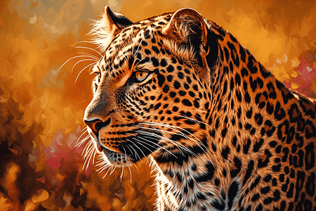 草原动物热带草原上的猎豹设计图片