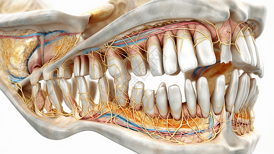牙齿神经图片