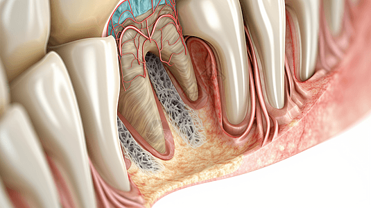 牙齿神经模型图片