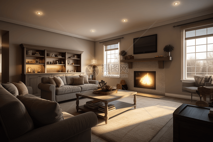 客厅中的沙发高清图片下载-正版图片600069806-摄图网