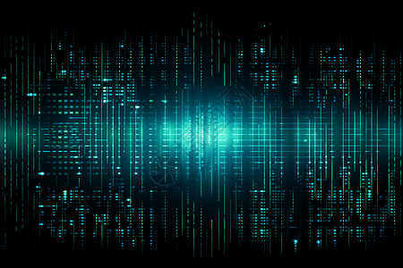 二进制发光代码图案图片