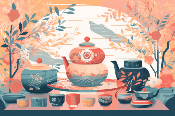 中国茶道的多彩图片