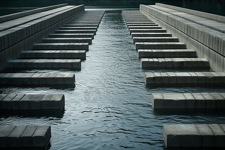 水电大坝局部图片