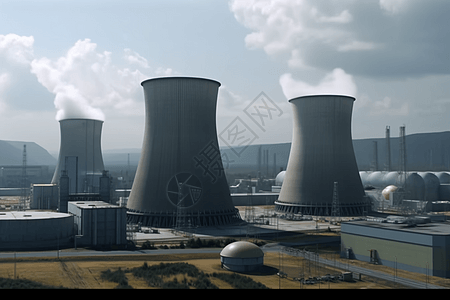 核电站全景图片