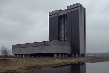 荒野地区建设的大楼图片